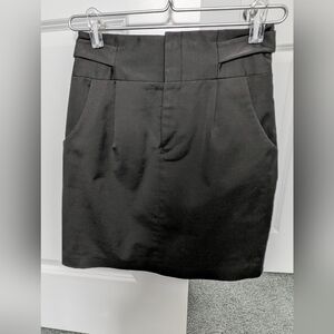 Club Monaco Black Midi Skirt
